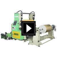 Aluminum Foil Embossing Machine / Paper Embossing Machine Video